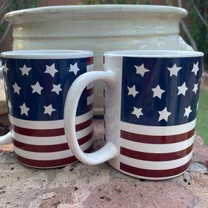 Two Ralph Lauren heartland coffee mugs